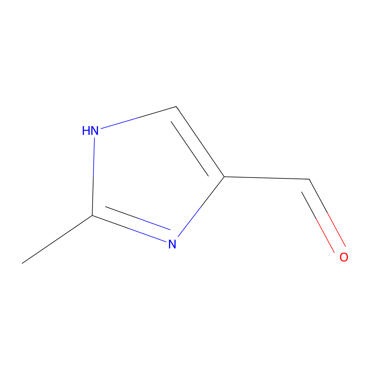 2-Methyl-1H-imidazole-4-carboxaldehyde molecular structure, CAS 35034-22-1