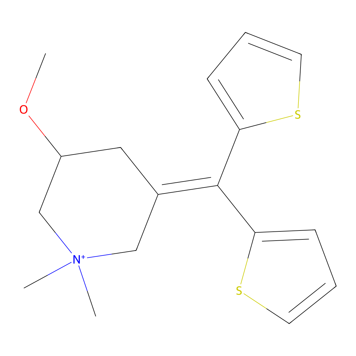 Timepidium molecular structure, CAS 35035-05-3