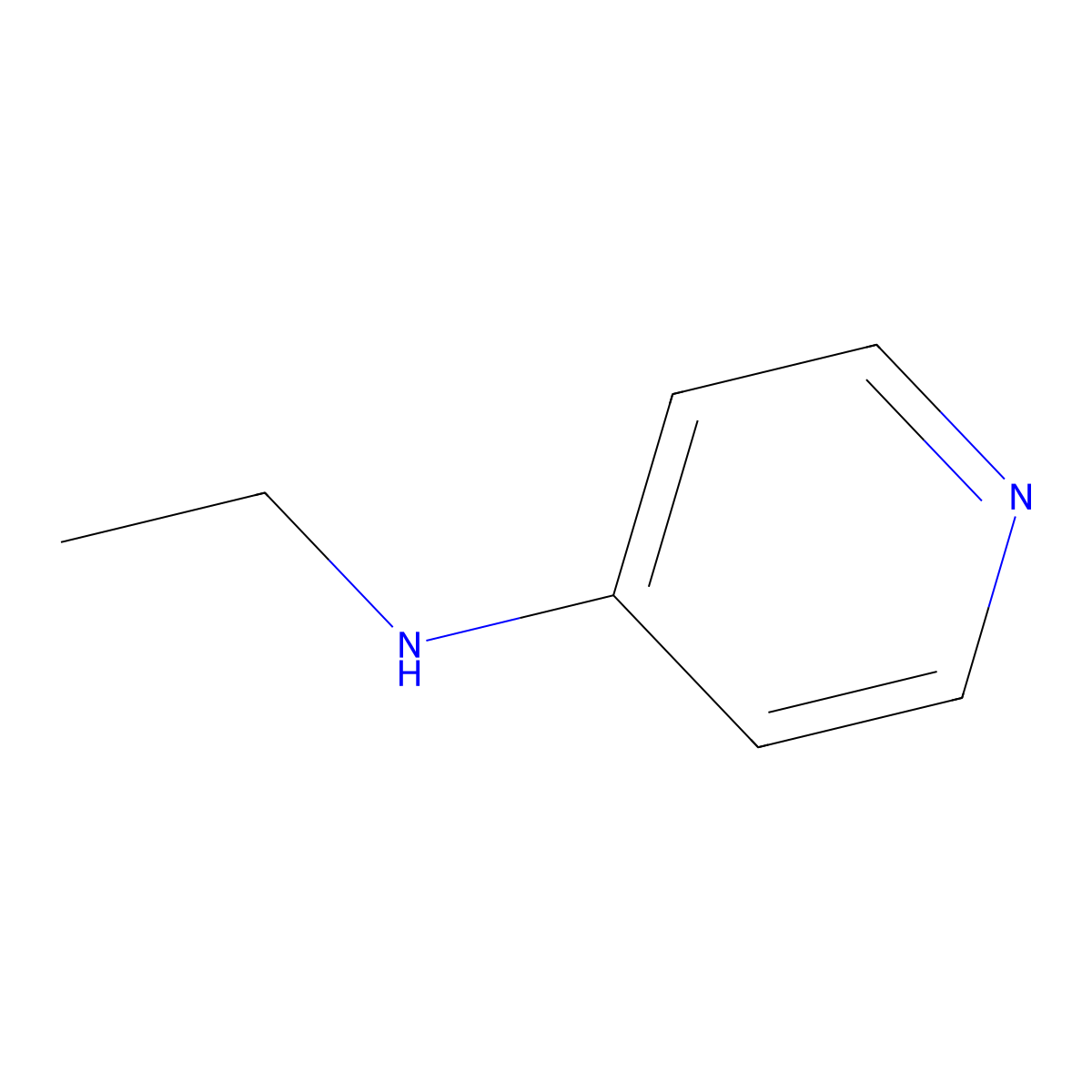 N-Ethylpyridin-4-amine molecular structure, CAS 35036-85-2