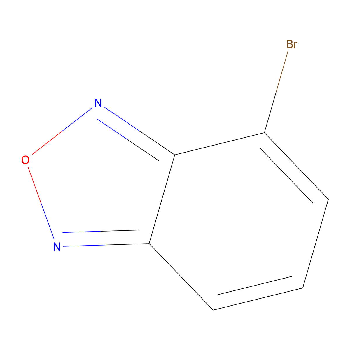 4-Bromo-2,1,3-benzoxadiazole molecular structure, CAS 35036-93-2