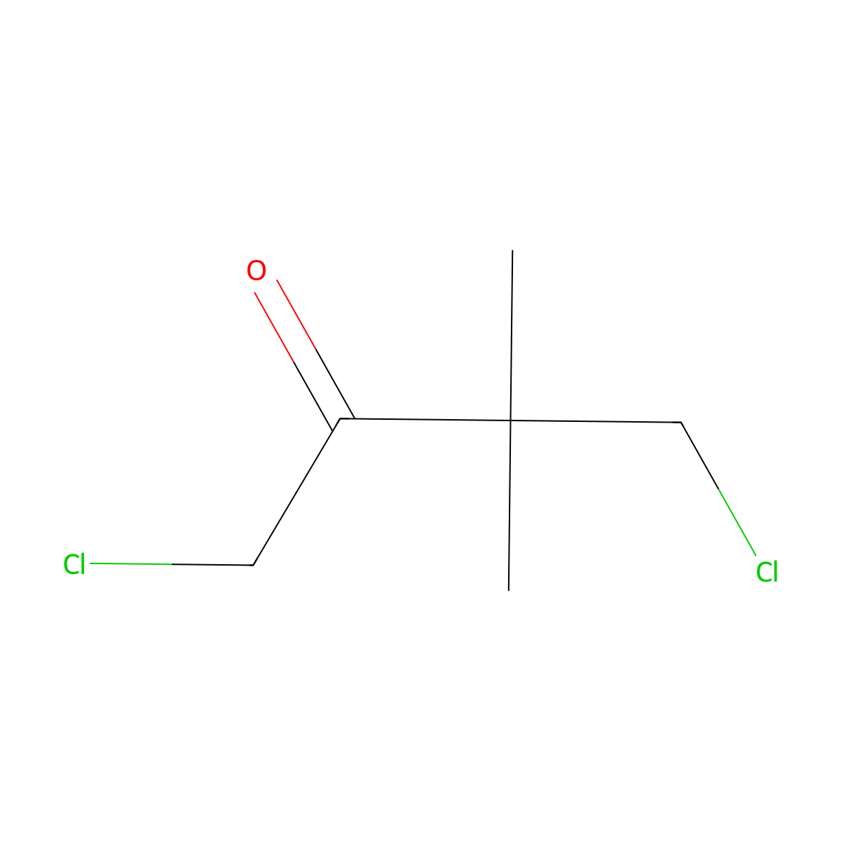 1,4-Dichloro-3,3-dimethylbutan-2-one molecular structure, CAS 35039-88-4