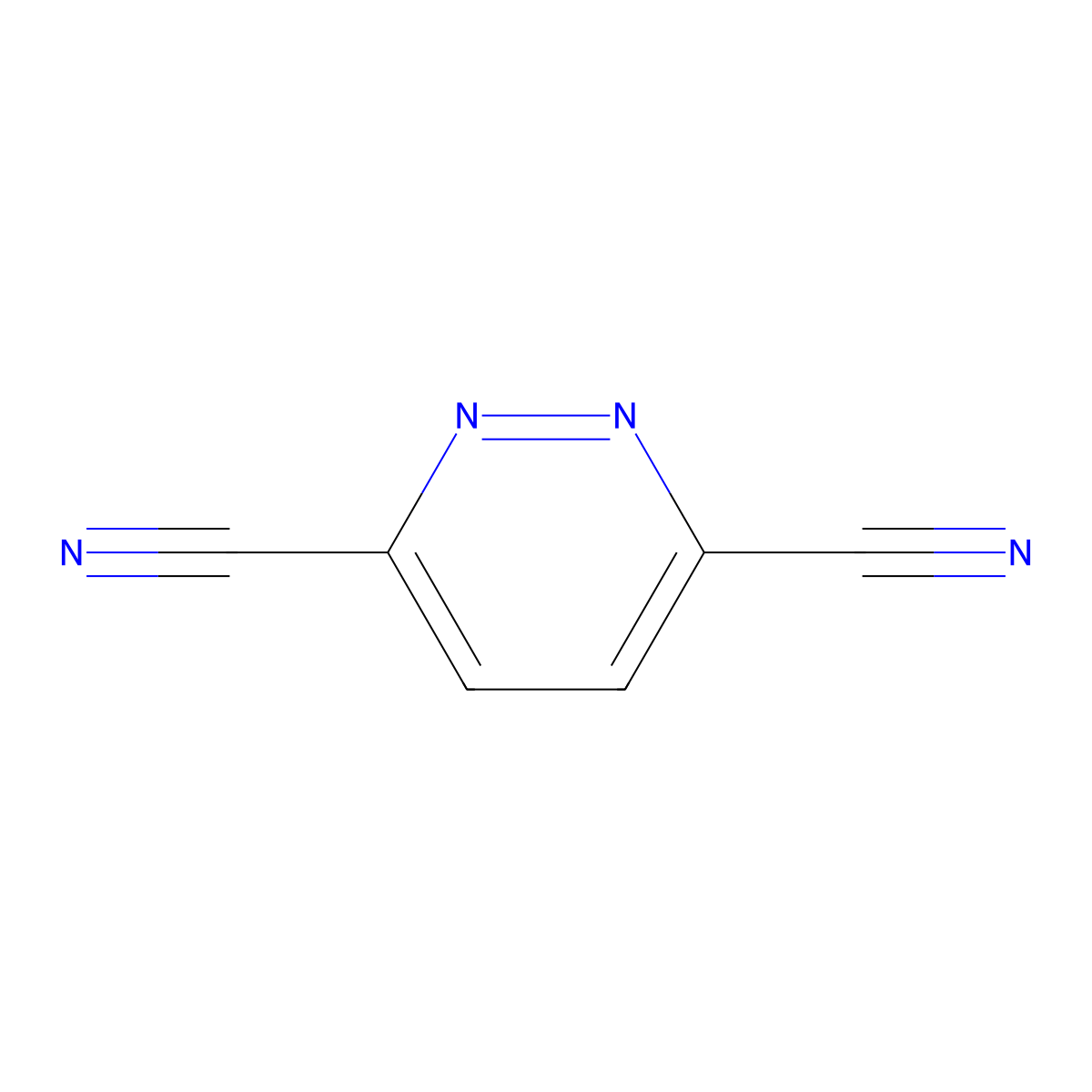 3,6-Pyridazinedicarbonitrile molecular structure, CAS 350505-39-4
