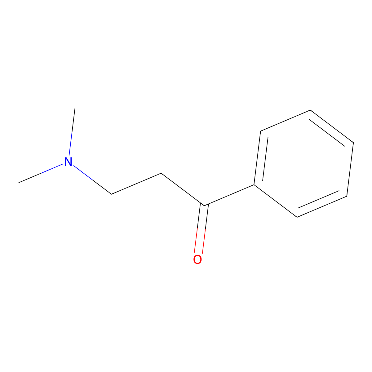 3-(Dimethylamino)-1-phenyl-1-propanone molecular structure, CAS 3506-36-3