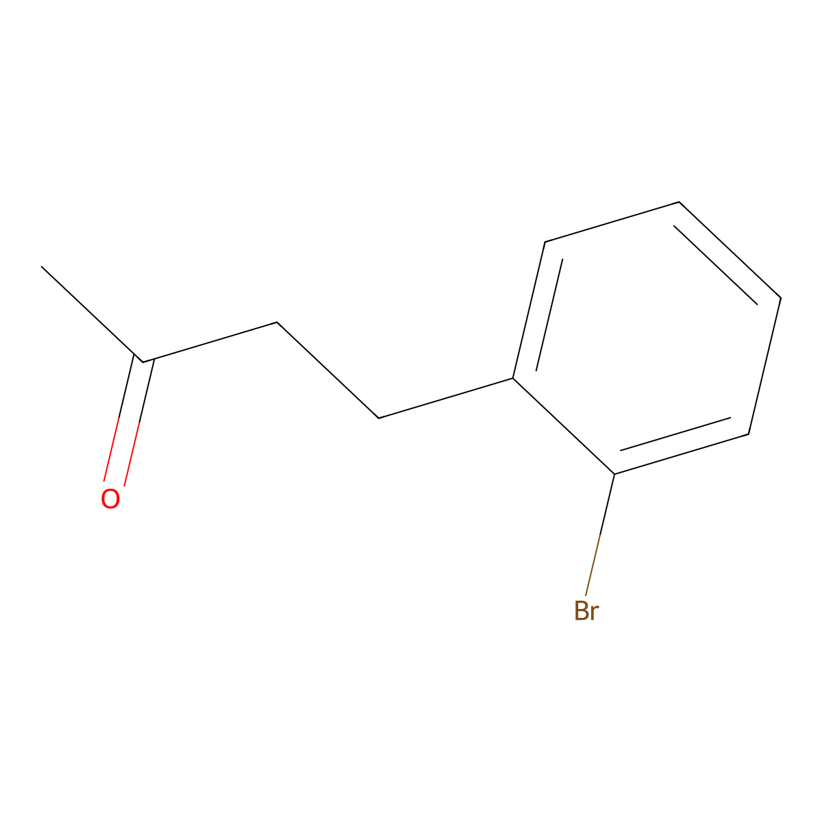 4-(2-Bromophenyl)butan-2-one molecular structure, CAS 3506-68-1