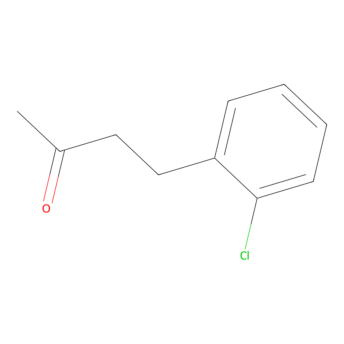 4-(2-Chlorophenyl)butan-2-one molecular structure, CAS 3506-72-7