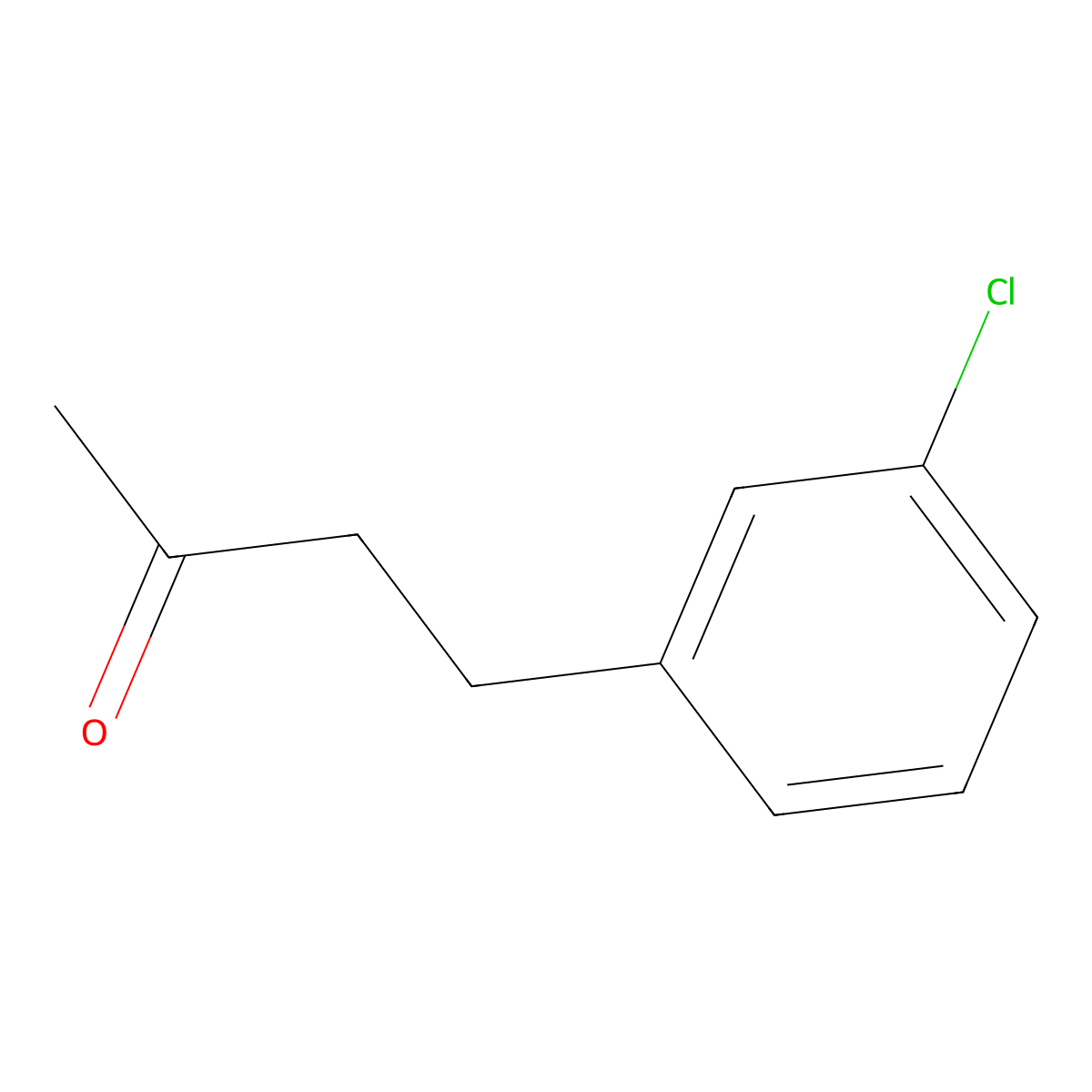 4-(3-Chlorophenyl)butan-2-one molecular structure, CAS 3506-73-8