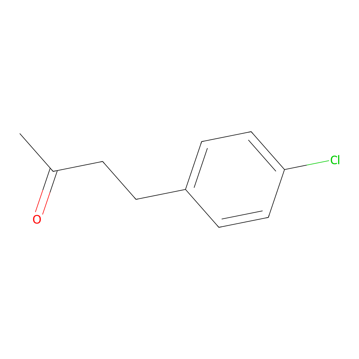 4-(4-Chlorophenyl)butan-2-one molecular structure, CAS 3506-75-0