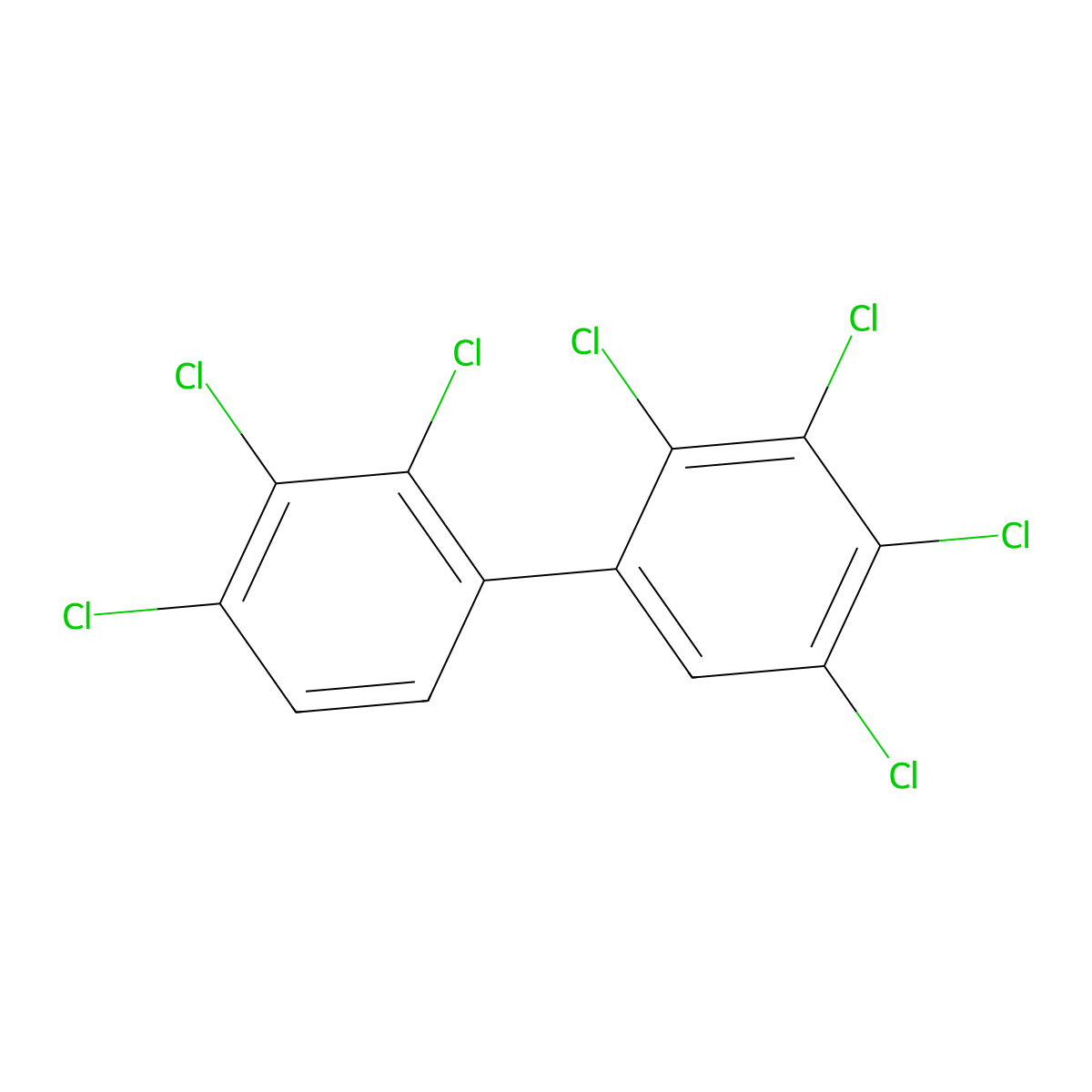 Pcb 170 molecular structure, CAS 35065-30-6