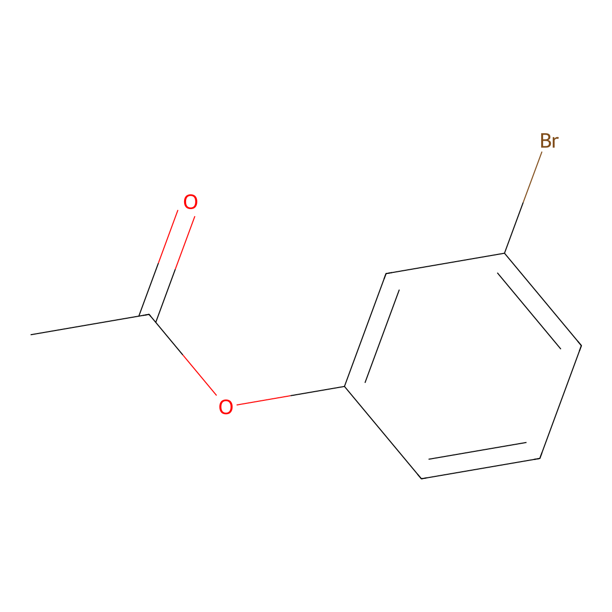 Phenol, 3-bromo-, 1-acetate molecular structure, CAS 35065-86-2