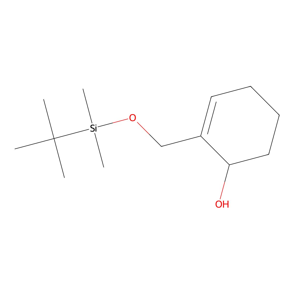 2-{[(Tert-butyldimethylsilyl)oxy]methyl}cyclohex-2-en-1-ol molecular structure, CAS 350678-19-2