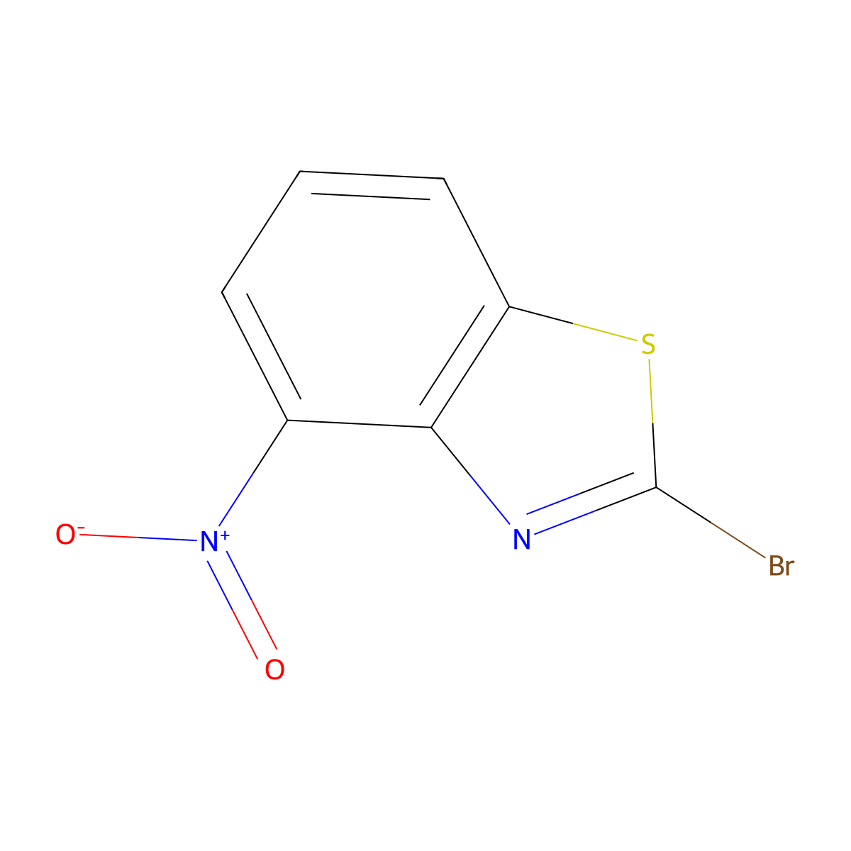 2-Bromo-4-nitrobenzo[d]thiazole molecular structure, CAS 3507-43-5