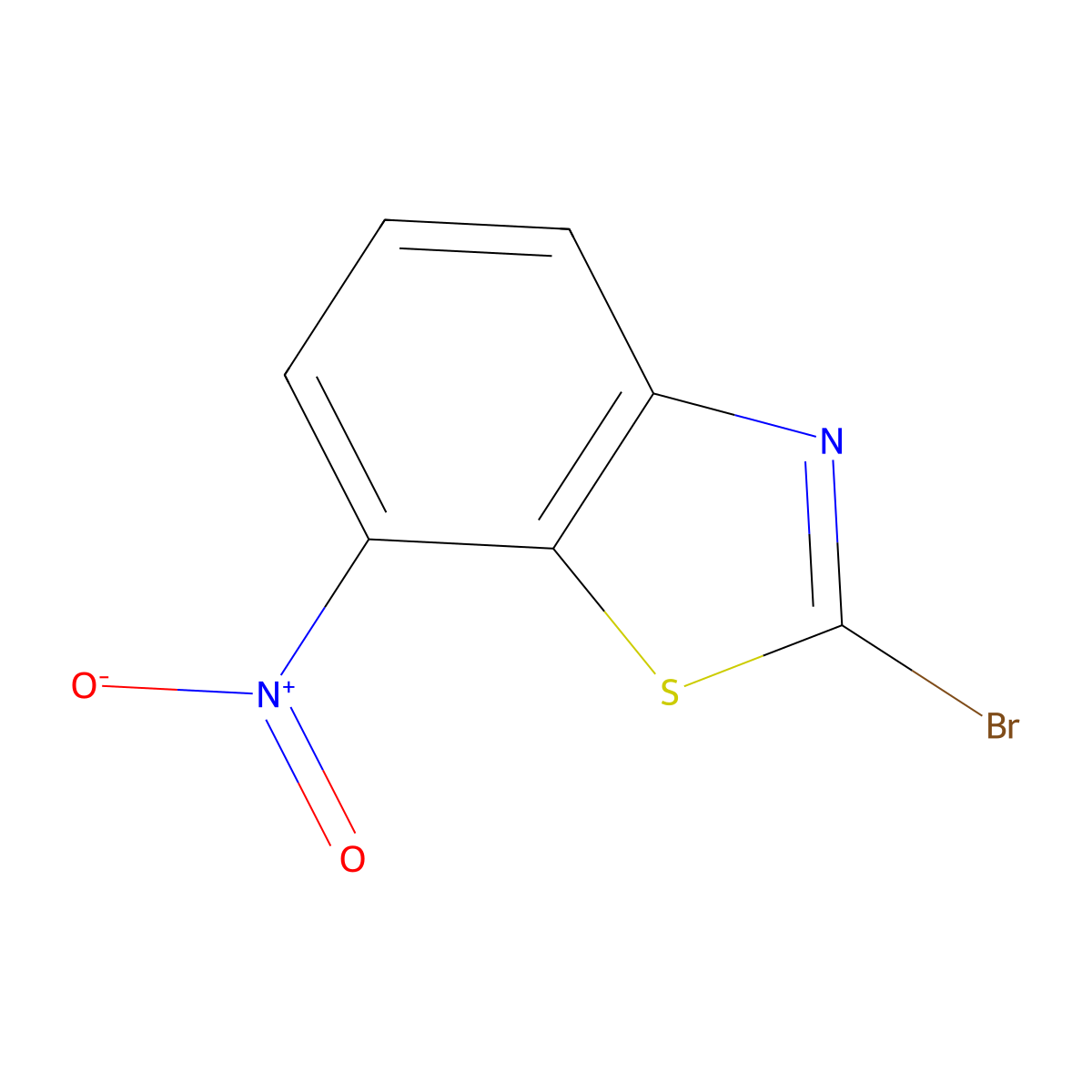 2-Bromo-7-nitrobenzo[d]thiazole molecular structure, CAS 3507-49-1