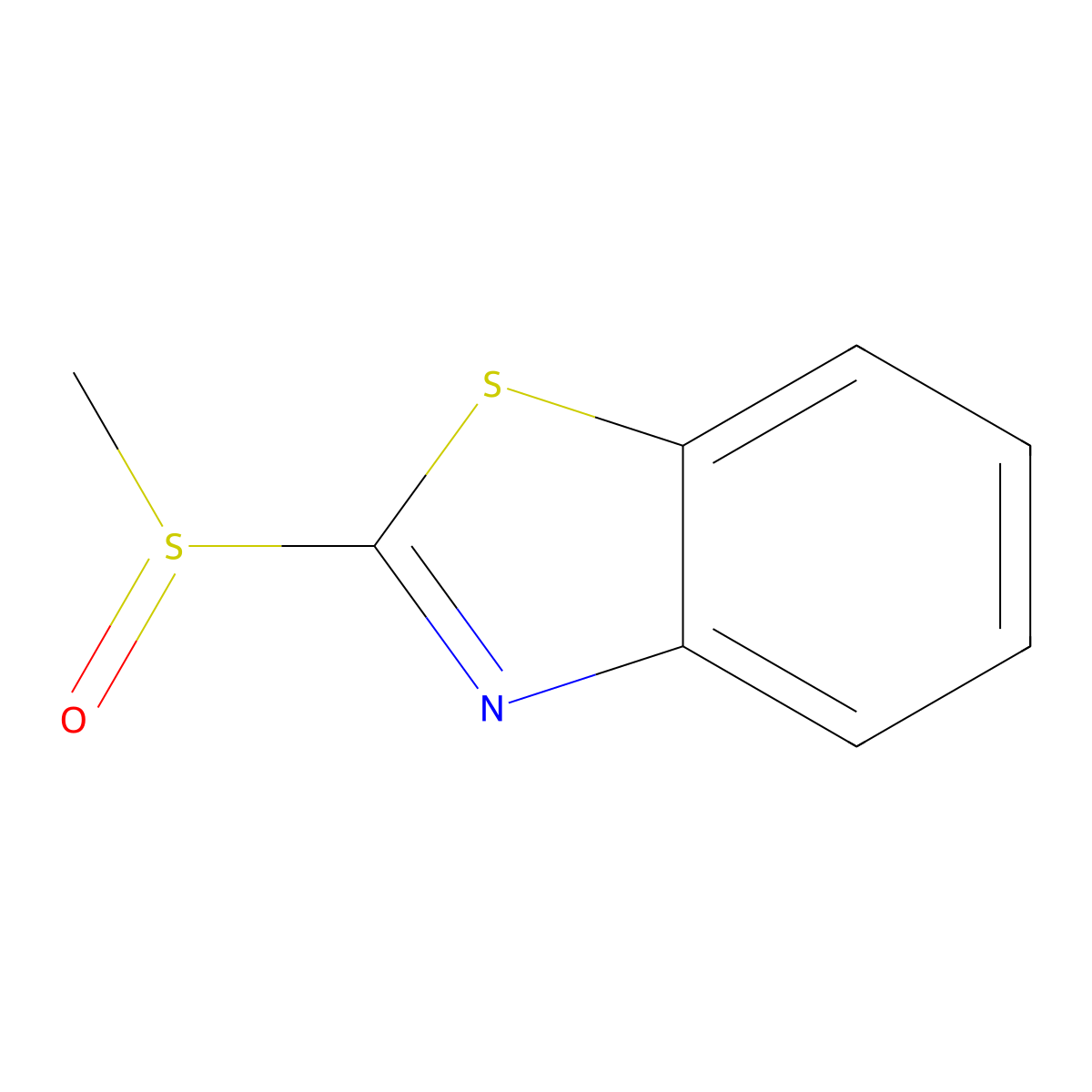 2-(Methylsulfinyl)benzo[d]thiazole molecular structure, CAS 3507-54-8