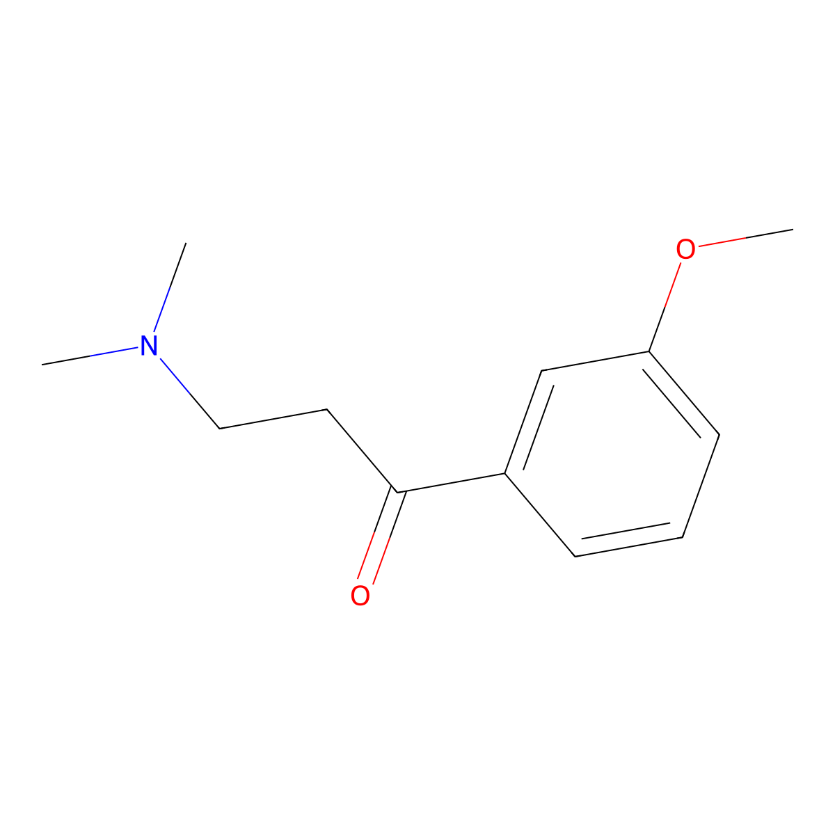 3-(Dimethylamino)-3'-methoxypropiophenone molecular structure, CAS 35076-32-5