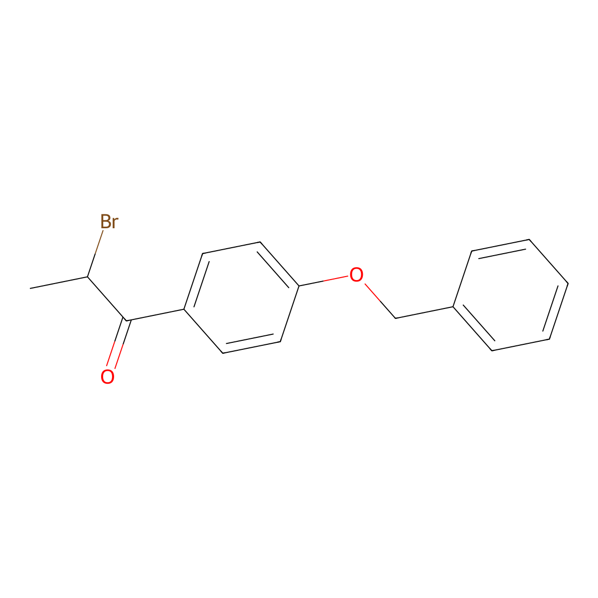 4'-Benzyloxy-2-bromopropiophenone molecular structure, CAS 35081-45-9