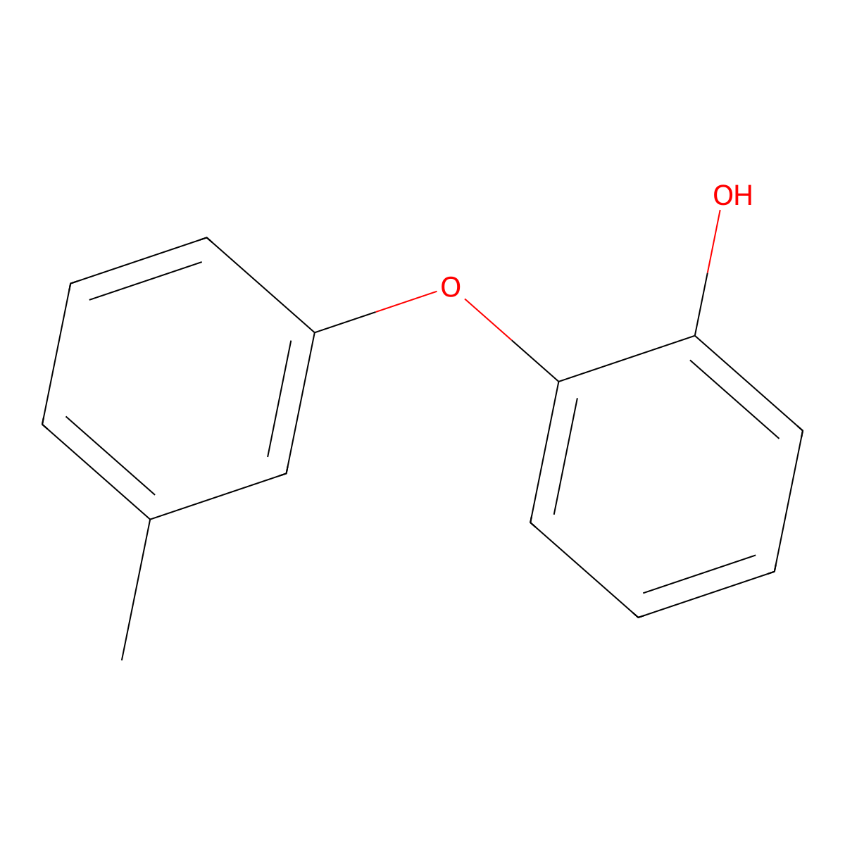 2-(3-Methylphenoxy)phenol molecular structure, CAS 35094-89-4