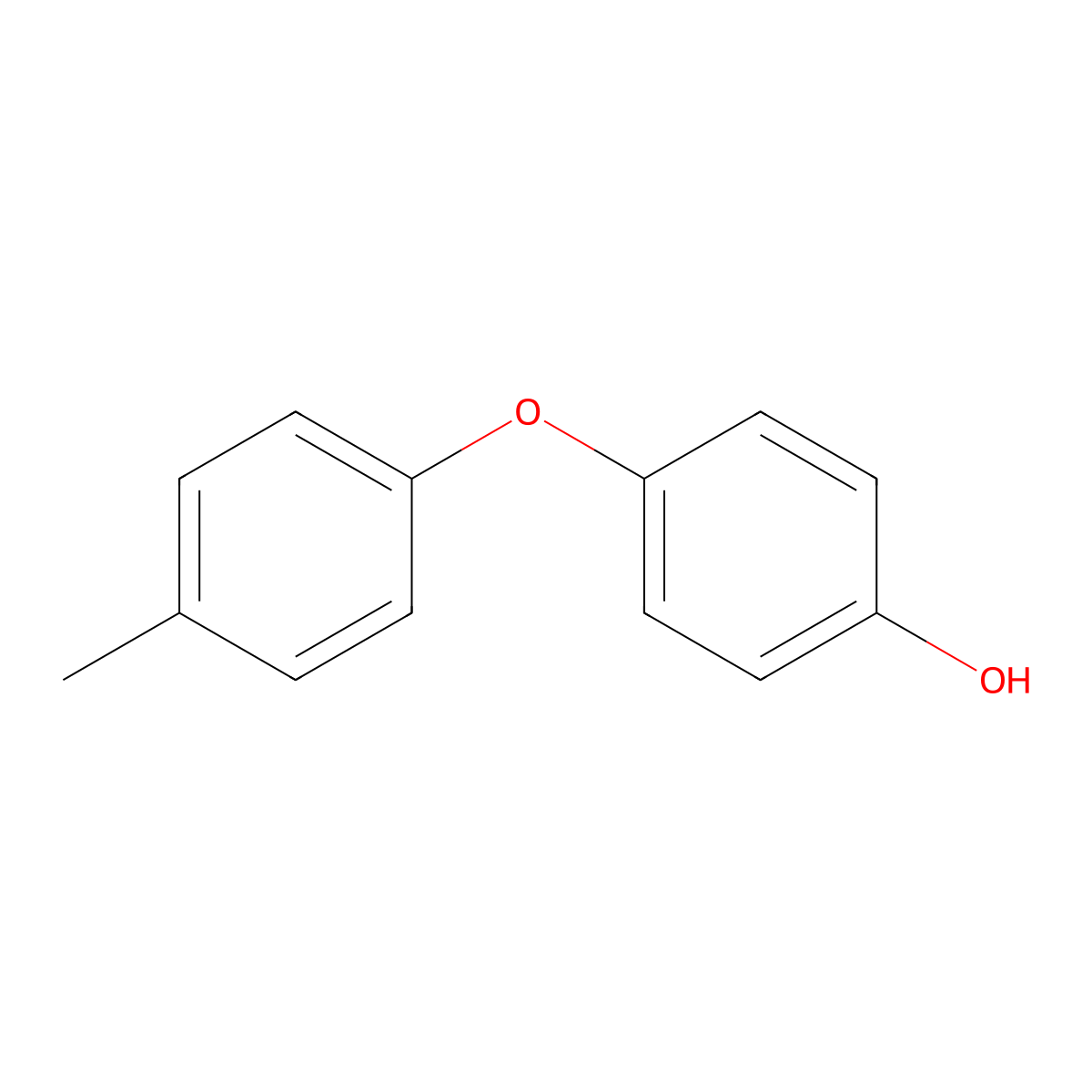 4-(4-Methylphenoxy)phenol molecular structure, CAS 35094-91-8