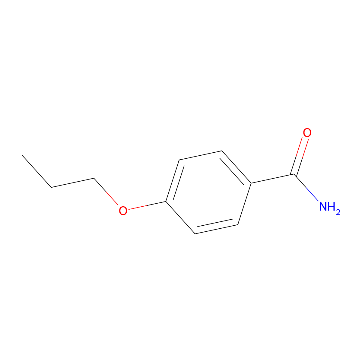 4-Propoxybenzamide molecular structure, CAS 350988-71-5