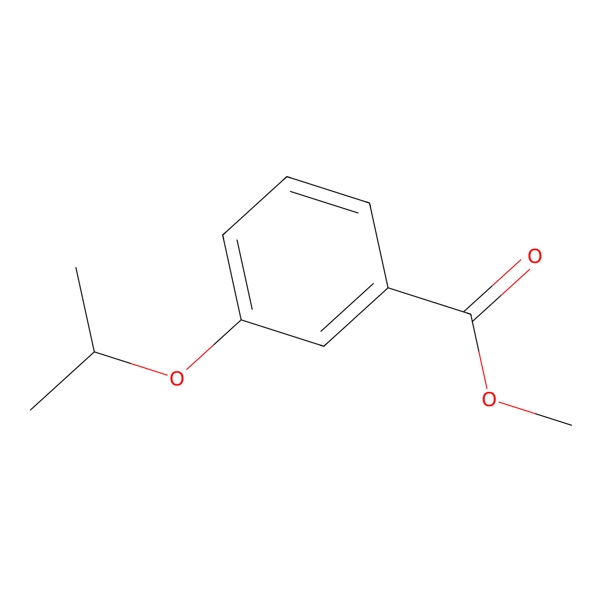 Methyl 3-isopropoxybenzoate molecular structure, CAS 350989-42-3