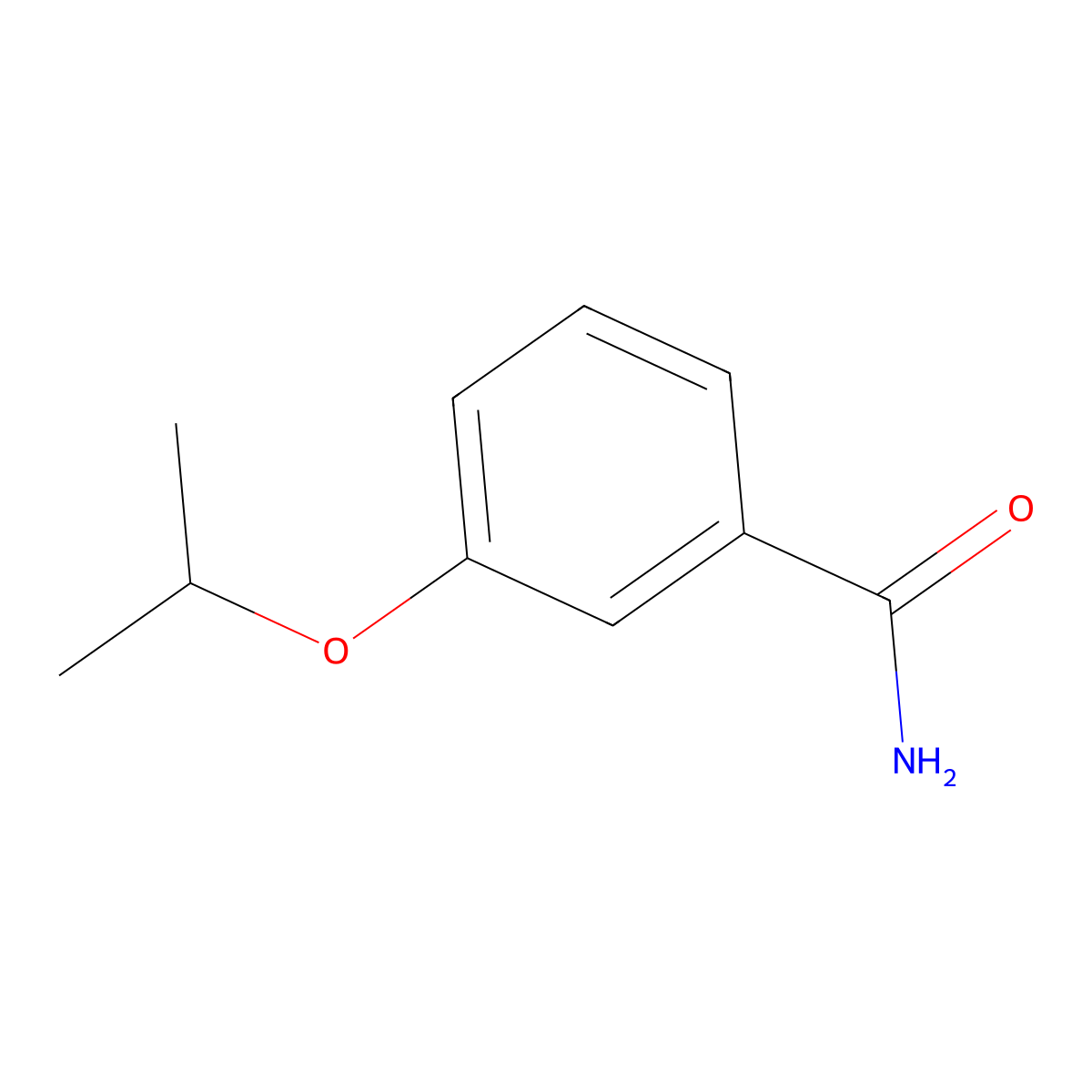 3-Isopropoxybenzamide molecular structure, CAS 350989-53-6