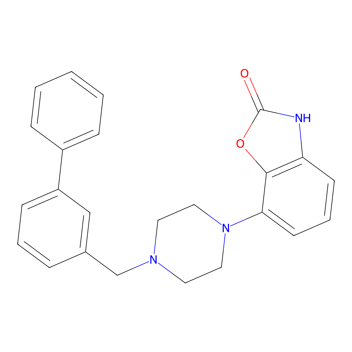 Bifeprunox molecular structure, CAS 350992-10-8
