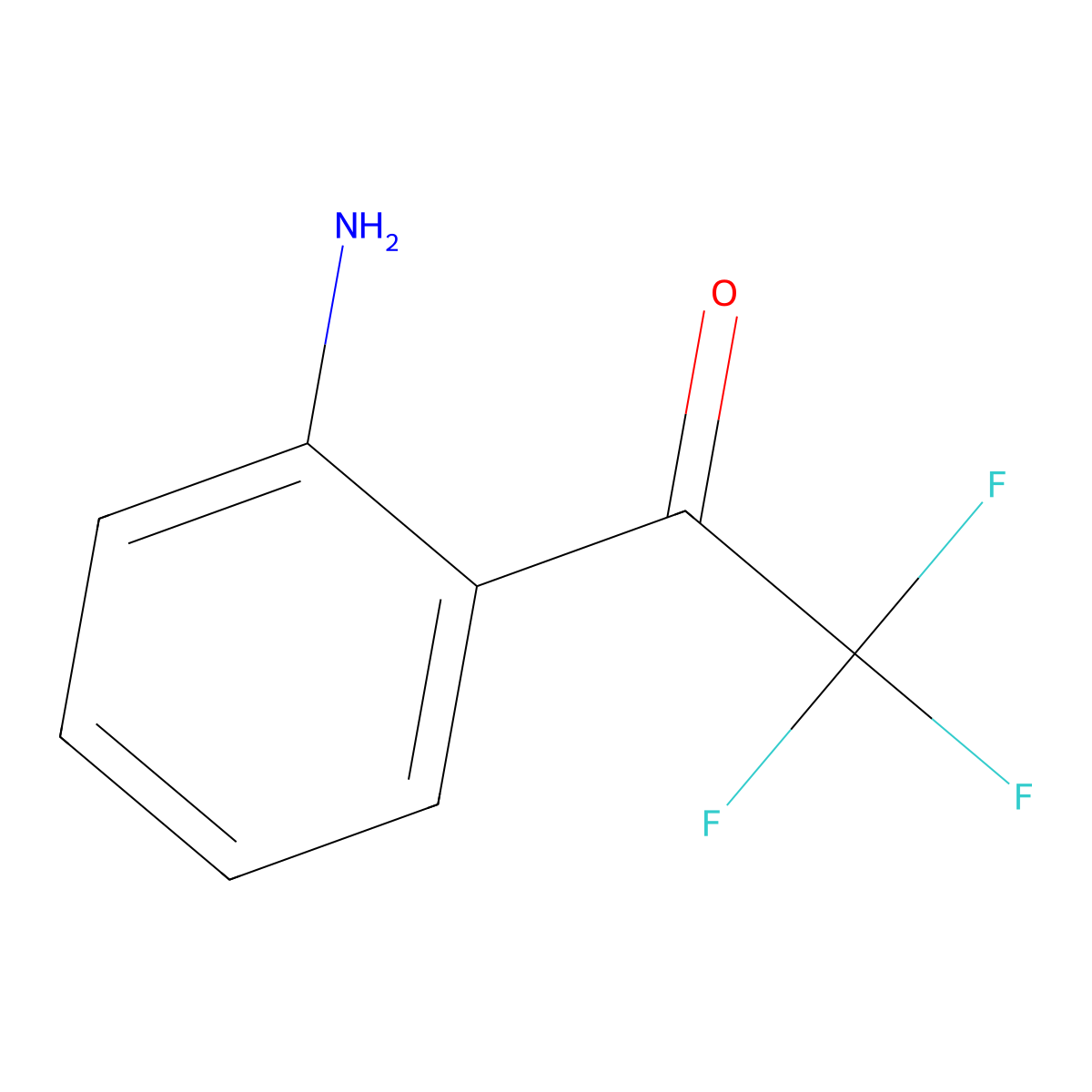 1-(2-Aminophenyl)-2,2,2-trifluoroethan-1-one molecular structure, CAS 351002-89-6