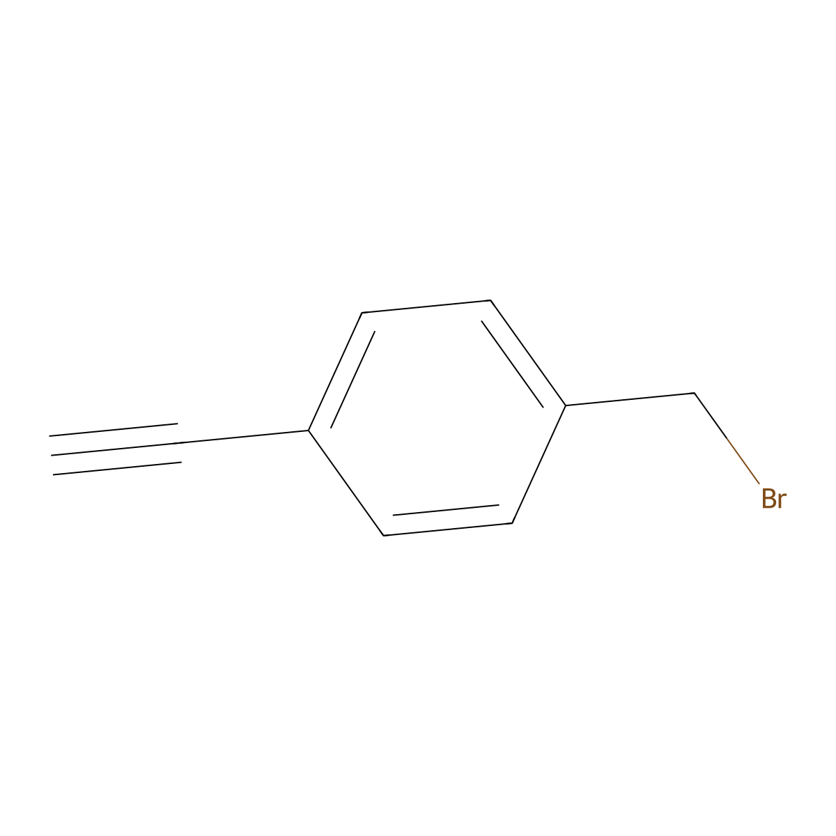 1-(Bromomethyl)-4-ethynylbenzene molecular structure, CAS 351002-91-0