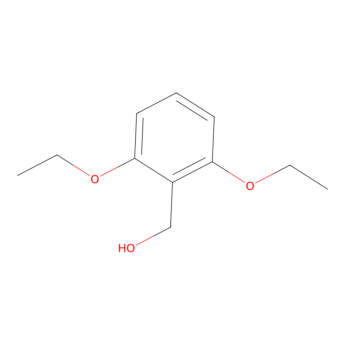 2,6-Diethoxybenzyl alcohol molecular structure, CAS 351002-96-5