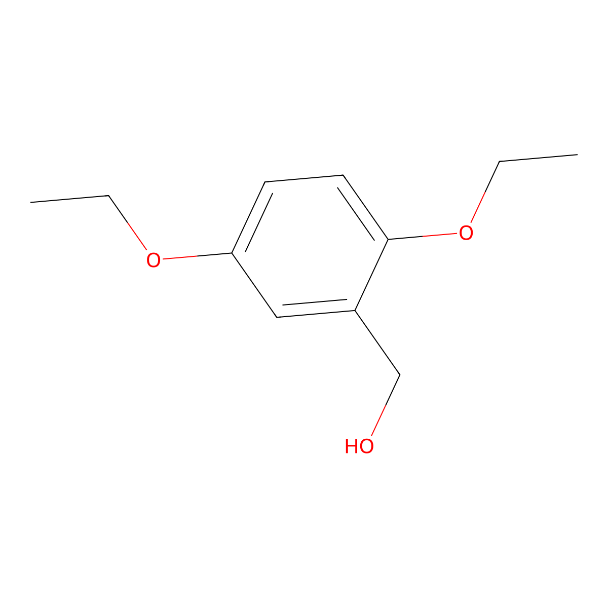2,5-Diethoxybenzyl alcohol molecular structure, CAS 351002-98-7