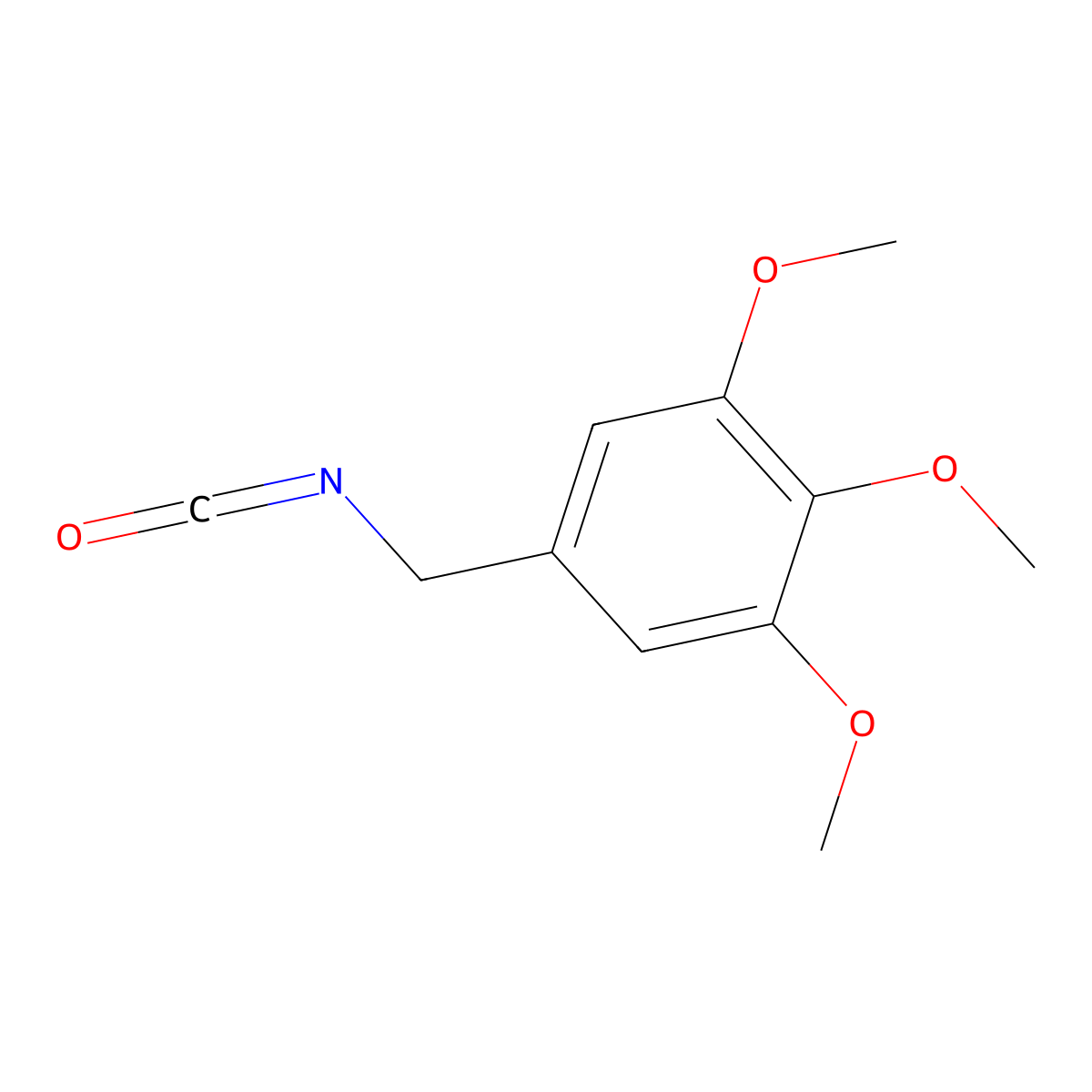 5-(Isocyanatomethyl)-1,2,3-trimethoxybenzene molecular structure, CAS 351003-01-5