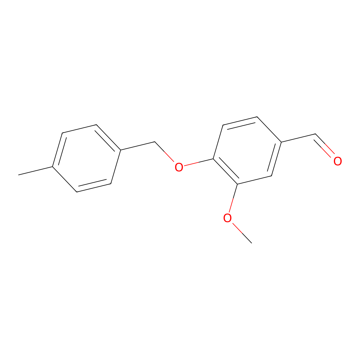 3-Methoxy-4-[(4-methylbenzyl)oxy]benzaldehyde molecular structure, CAS 351066-36-9