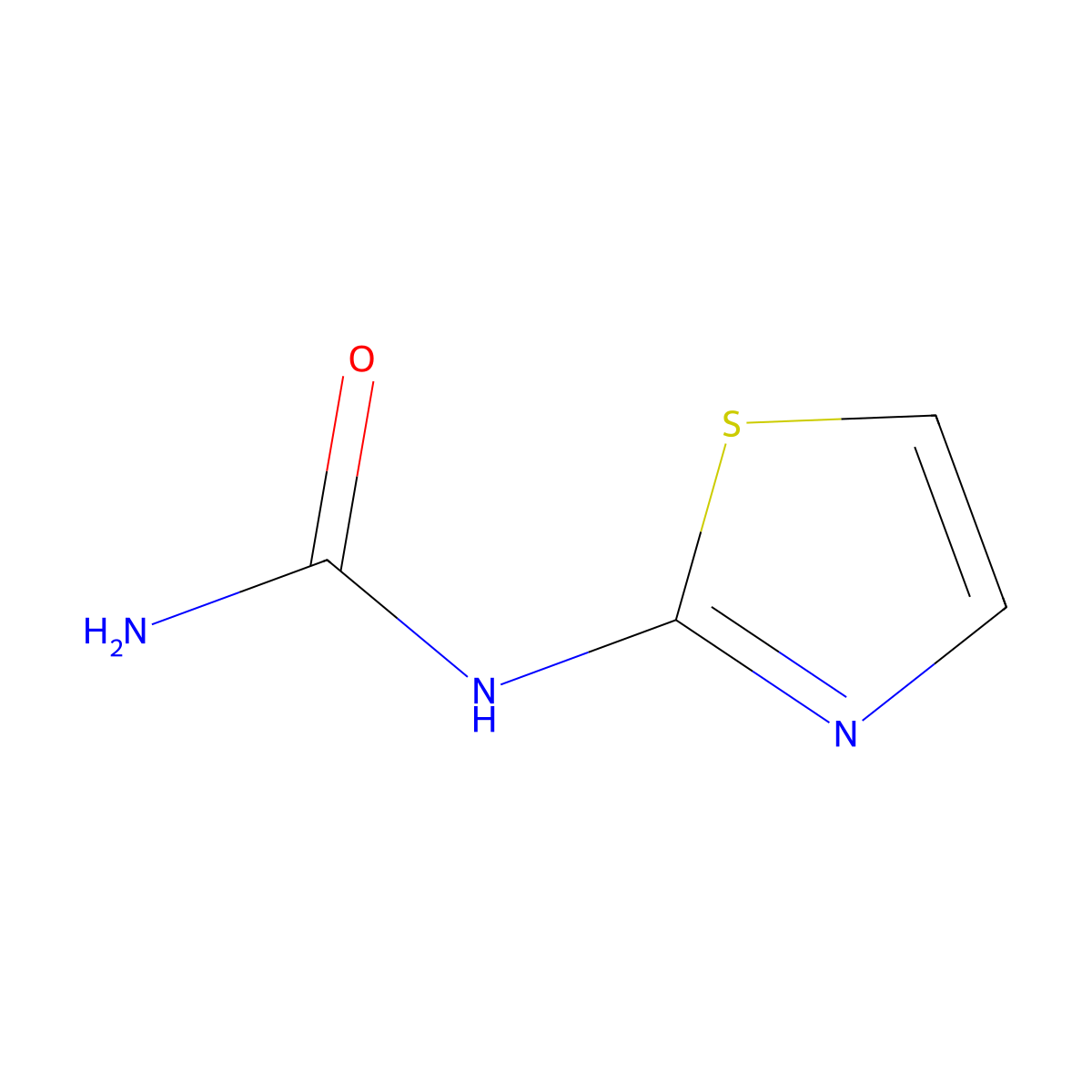 1-(Thiazol-2-yl)urea molecular structure, CAS 35107-91-6