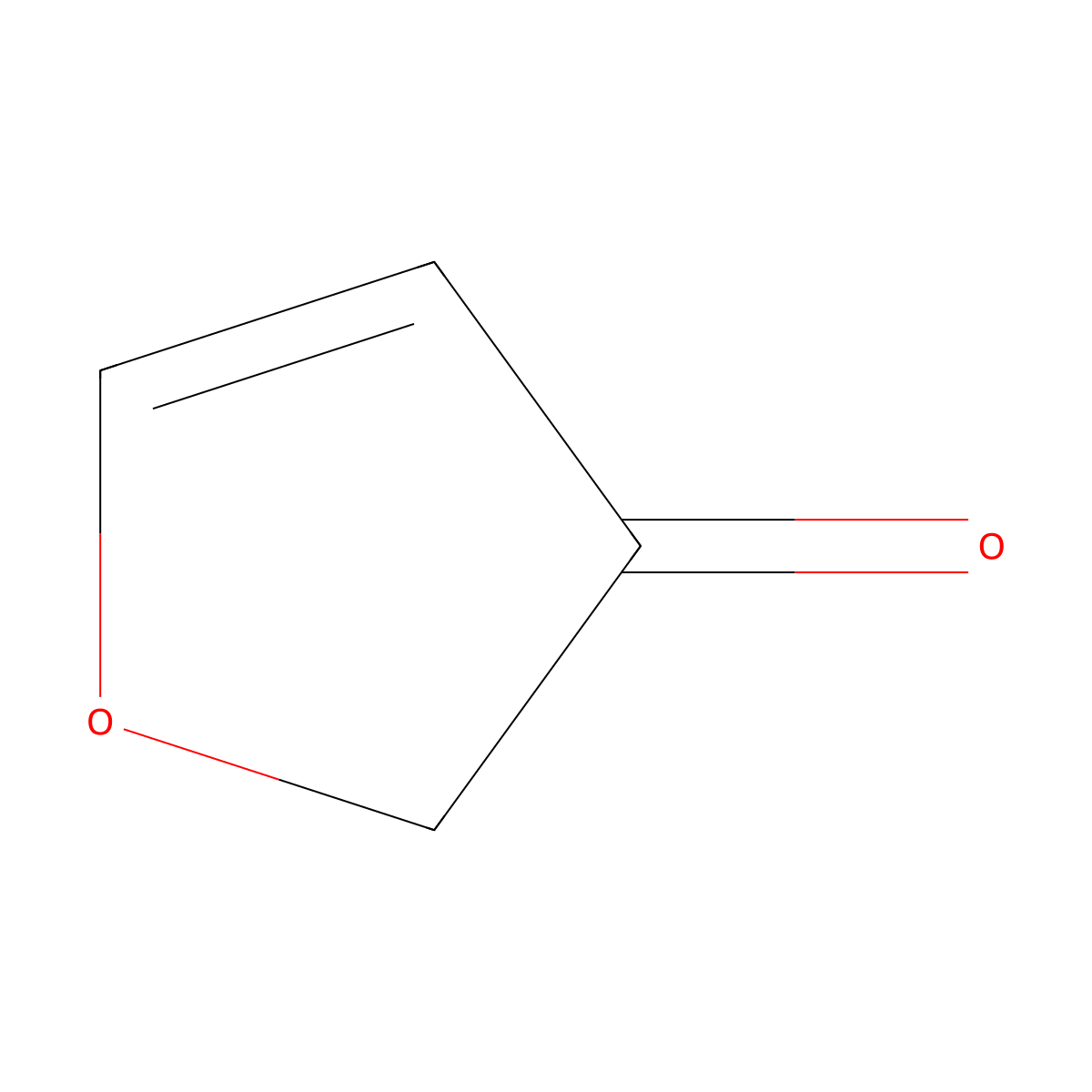 3(2H)-Furanone molecular structure, CAS 3511-31-7