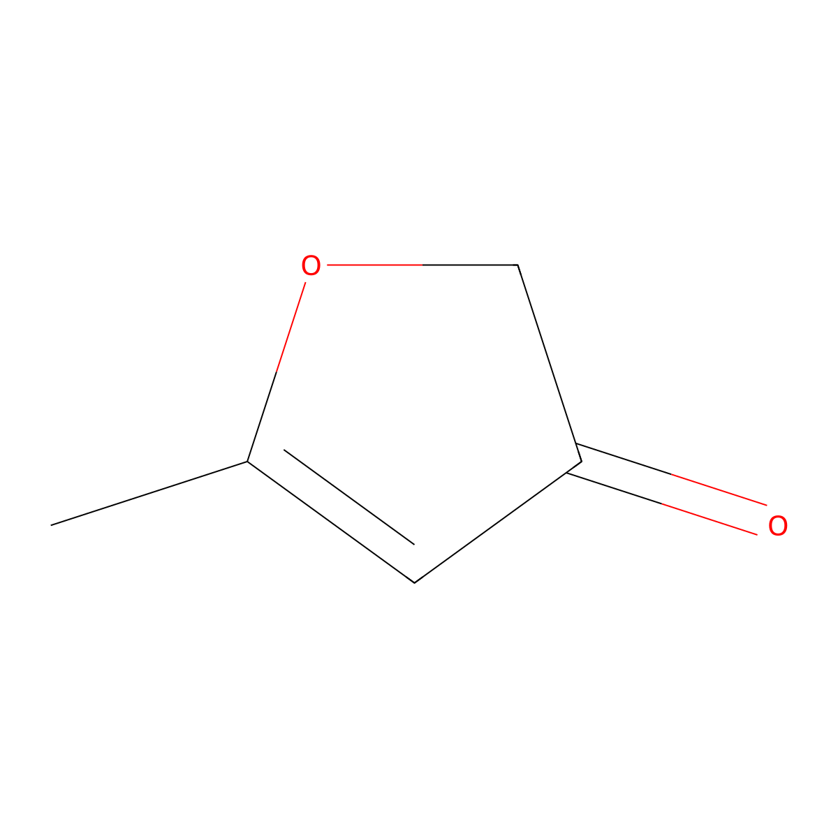 5-Methylfuran-3-one molecular structure, CAS 3511-32-8