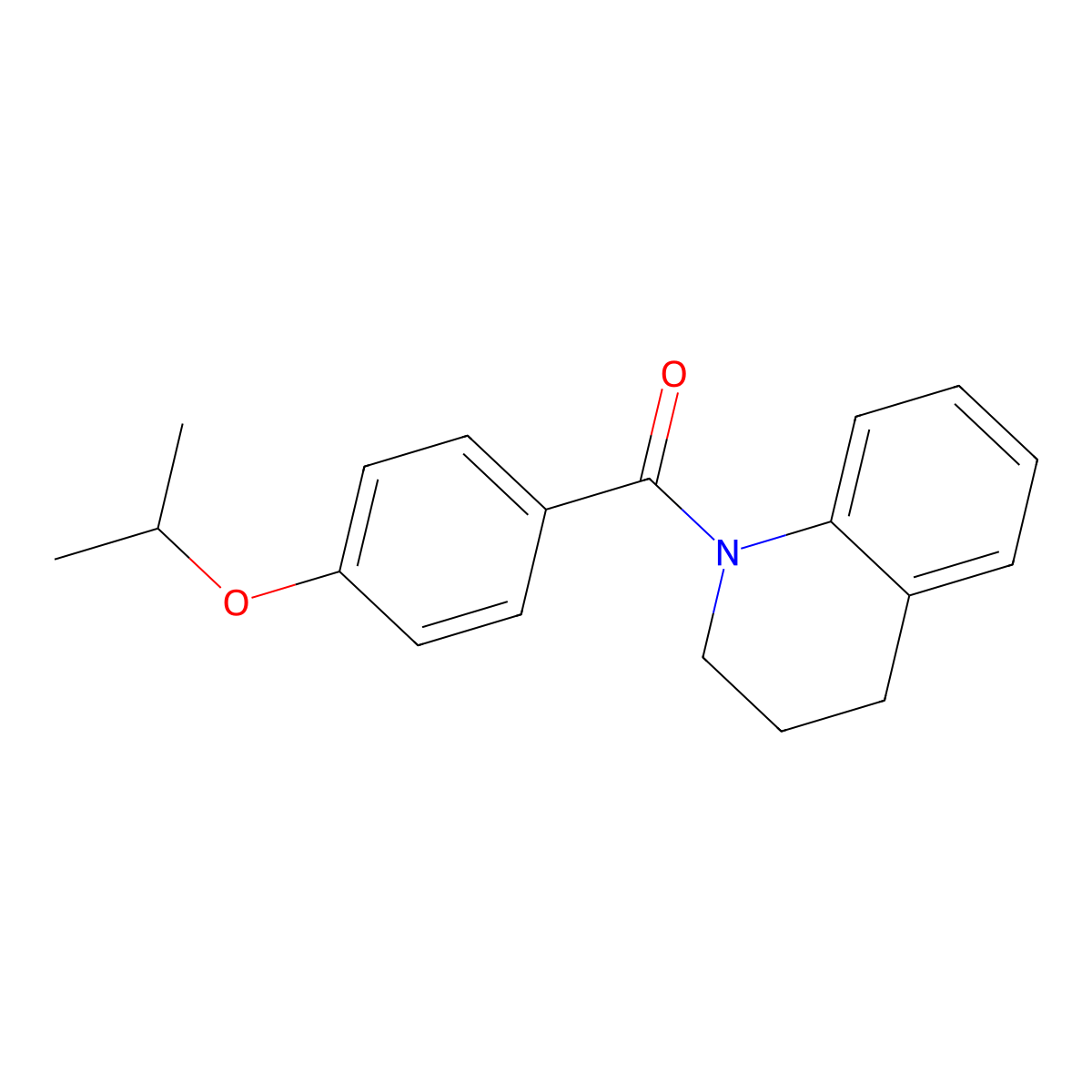 1-(4-Isopropoxybenzoyl)-1,2,3,4-tetrahydroquinoline molecular structure, CAS 351157-92-1