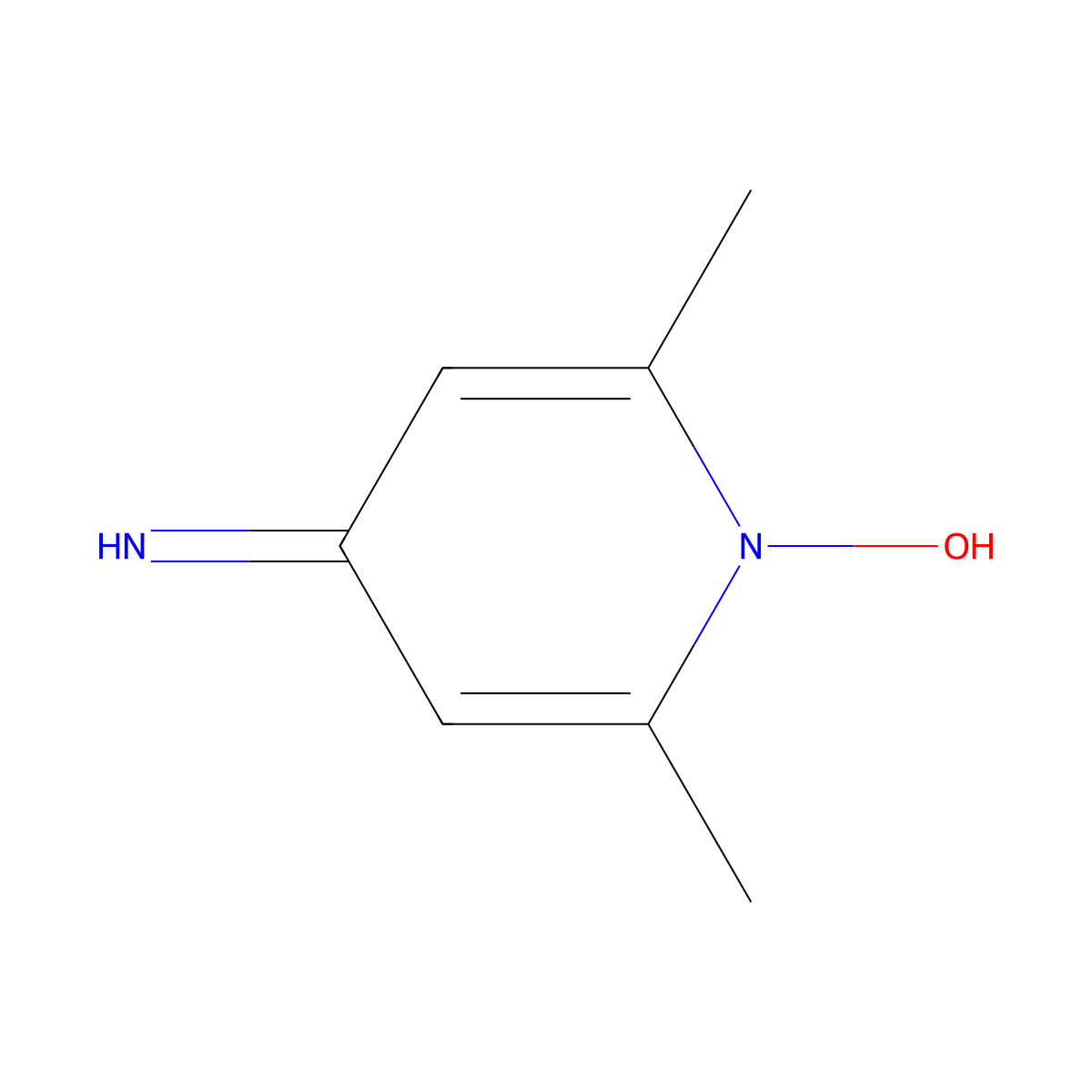 4-Amino-2,6-dimethylpyridine 1-oxide molecular structure, CAS 3512-82-1