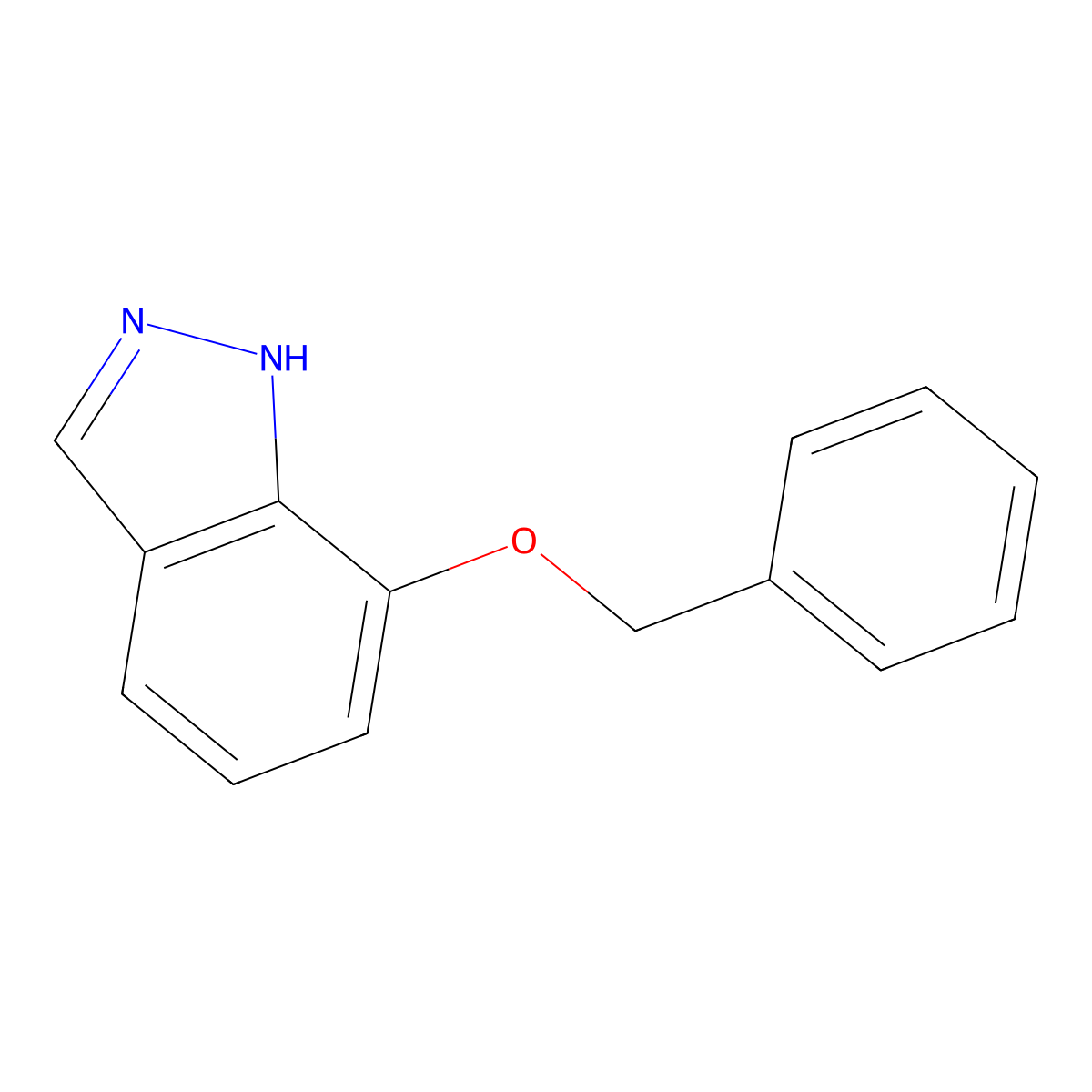 7-(Benzyloxy)-1H-indazole molecular structure, CAS 351210-09-8
