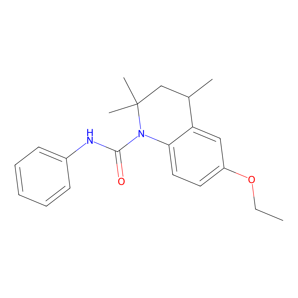 6-ethoxy-2,2,4-trimethyl-N-phenyl-3,4-dihydroquinoline-1(2H)-carboxamide molecular structure, CAS 351225-23-5