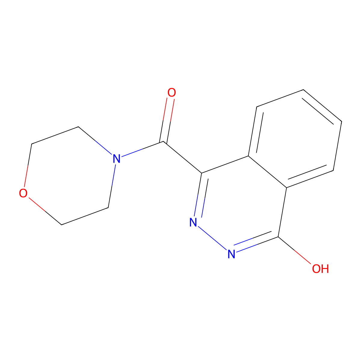 4-(4-morpholinylcarbonyl)-1(2H)-phthalazinone molecular structure, CAS 351328-24-0