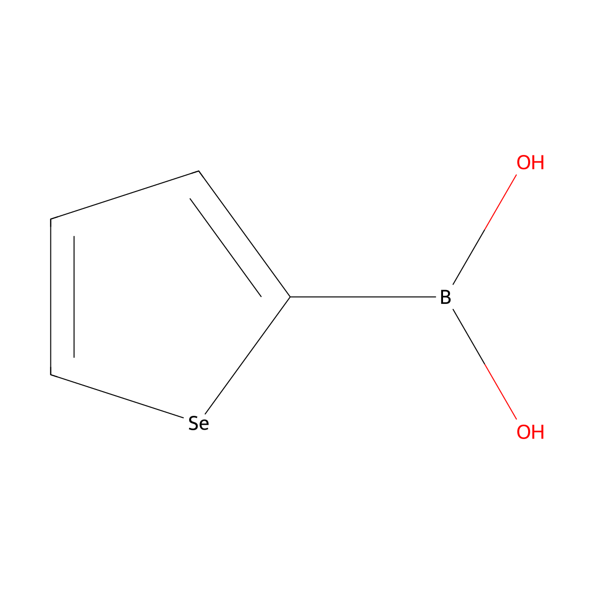 Selenophen-2-ylboronic Acid molecular structure, CAS 35133-86-9