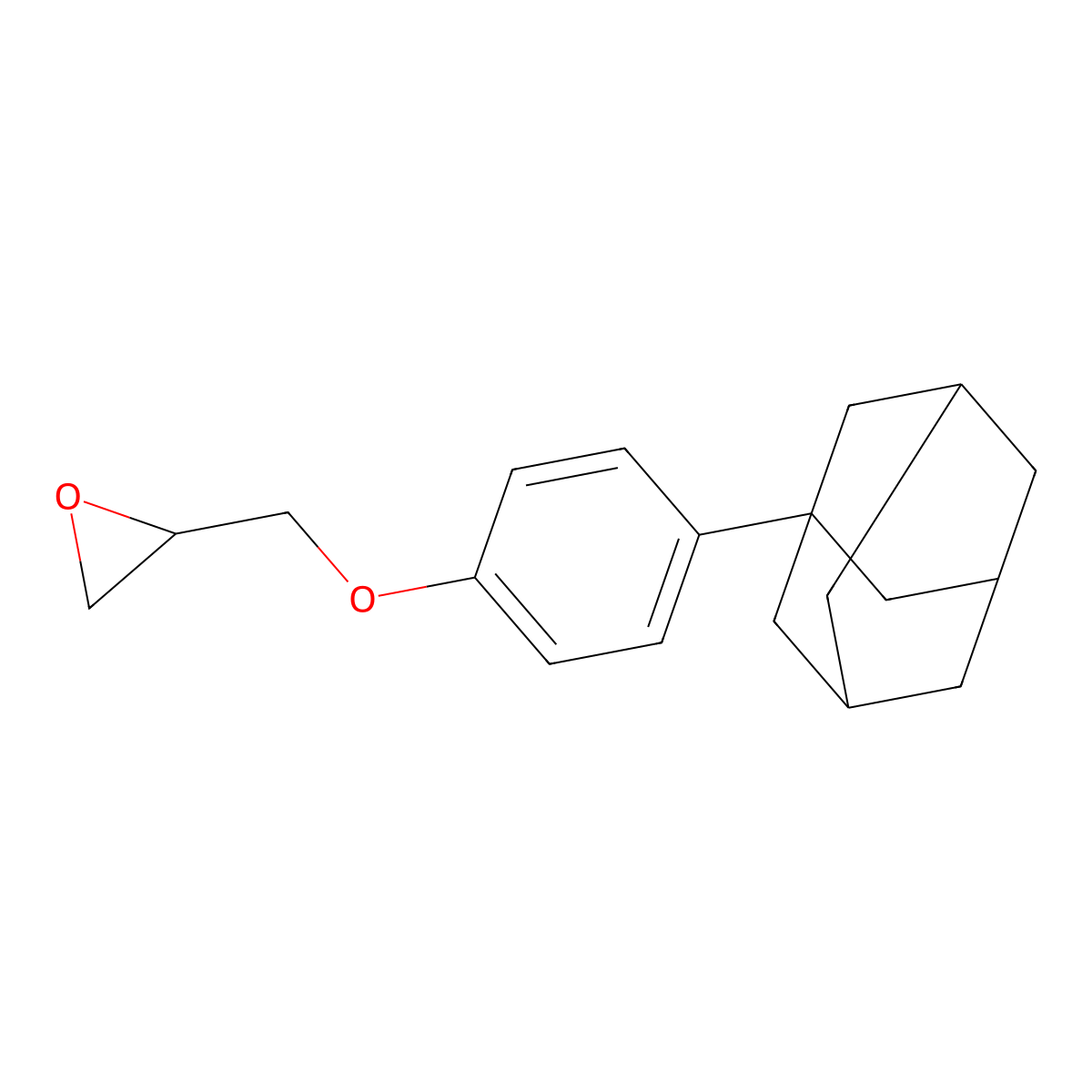 2-[4-(Adamantan-1-yl)phenoxymethyl]oxirane molecular structure, CAS 351330-03-5