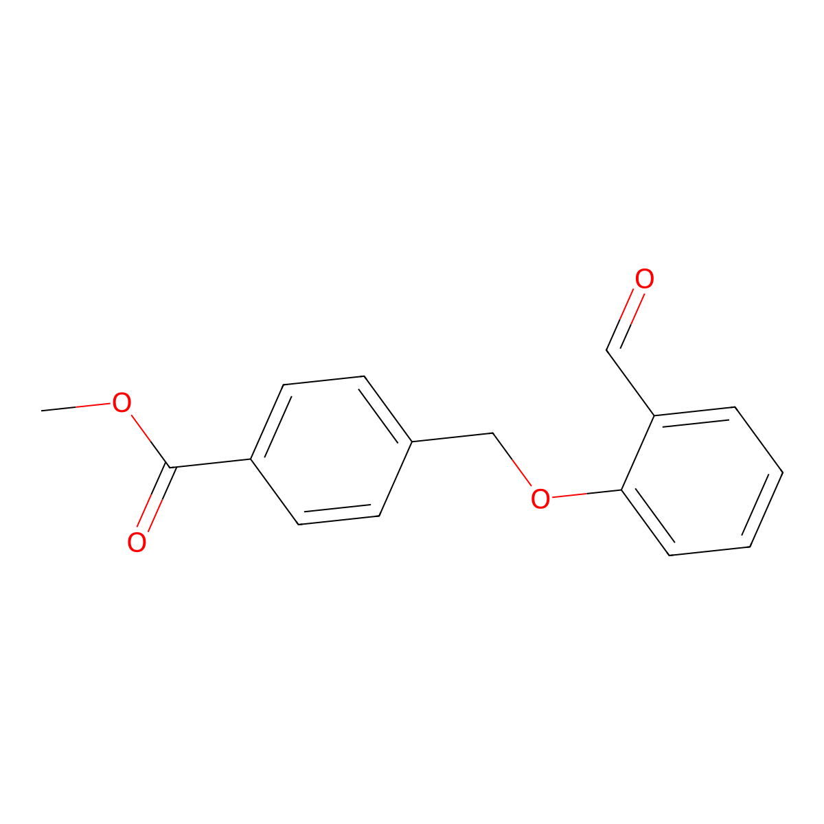 4-(2-Formyl-phenoxymethyl)-benzoic acid methyl ester molecular structure, CAS 351335-29-0