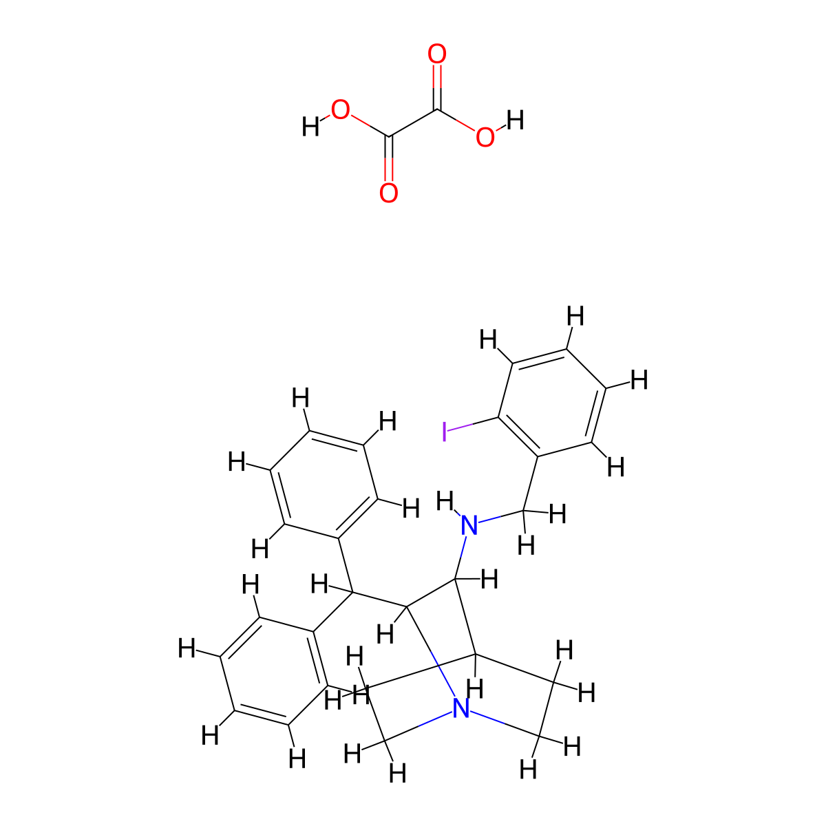 L-703,606 oxalate salt hydrate molecular structure, CAS 351351-06-9