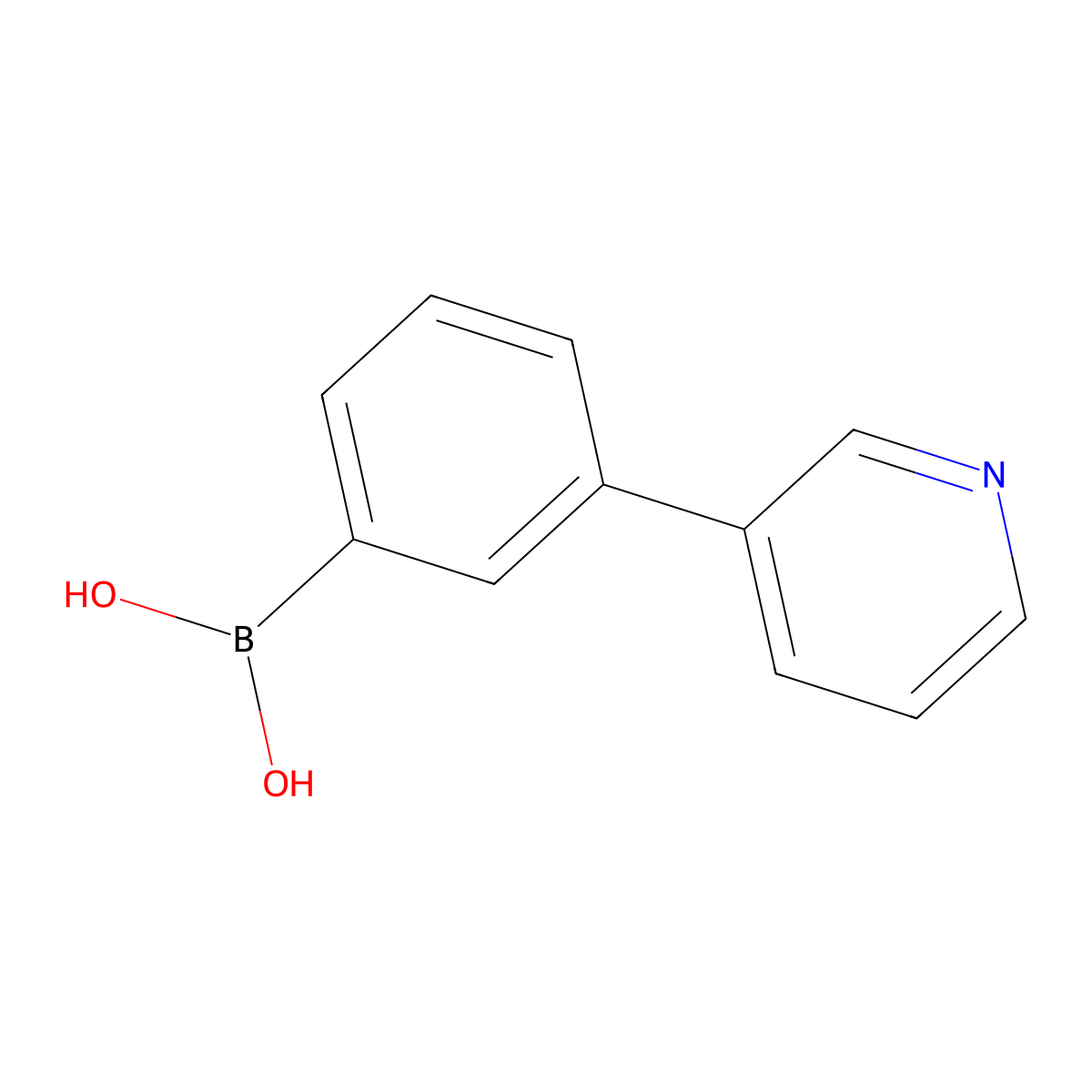 (3-(Pyridin-3-yl)phenyl)boronic acid molecular structure, CAS 351422-72-5