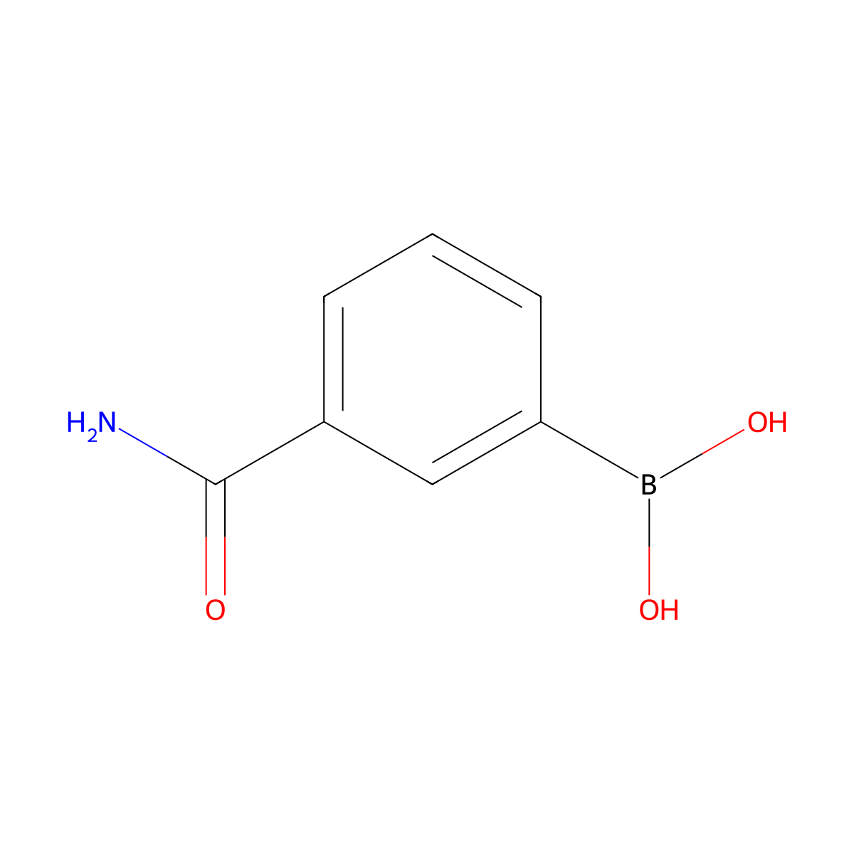 (3-Carbamoylphenyl)boronic acid molecular structure, CAS 351422-73-6