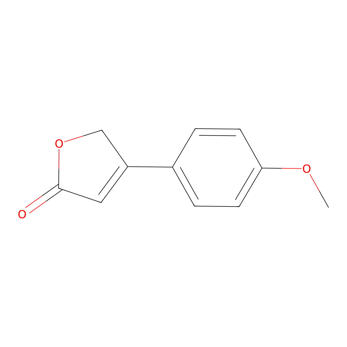4-(4-Methoxyphenyl)furan-2(5H)-one molecular structure, CAS 3516-65-2