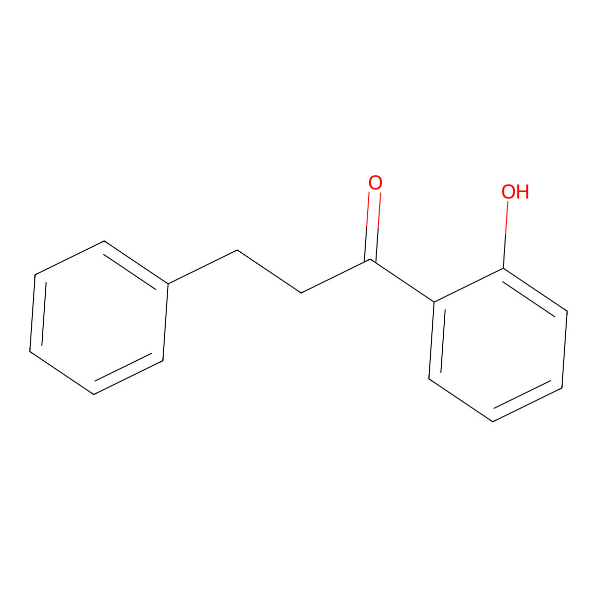 2'-Hydroxy-3-phenylpropiophenone molecular structure, CAS 3516-95-8