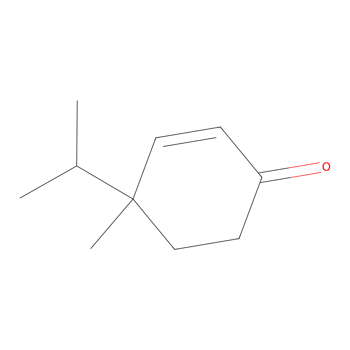 4-Isopropyl-4-methylcyclohex-2-enone molecular structure, CAS 35161-12-7