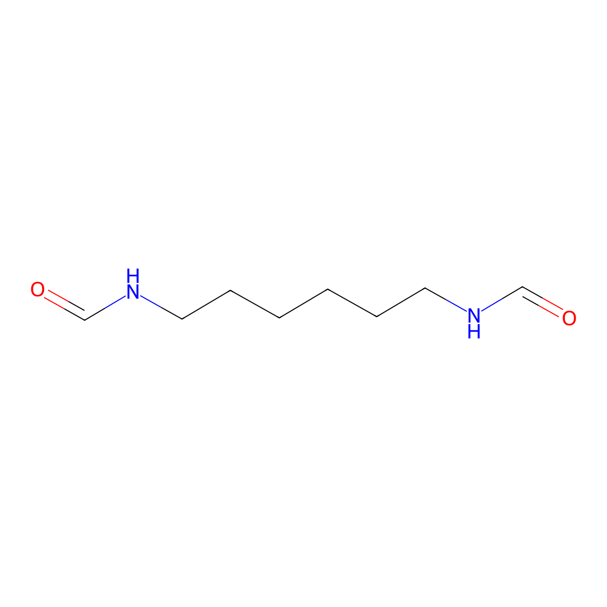 N-(6-formamidohexyl)formamide molecular structure, CAS 35161-65-0