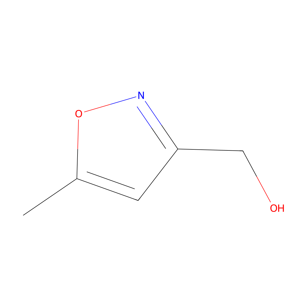 (5-Methyl-1,2-oxazol-3-yl)methanol molecular structure, CAS 35166-33-7
